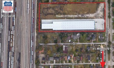6511 N Wayside Dr, Houston, TX - Aerial map view
