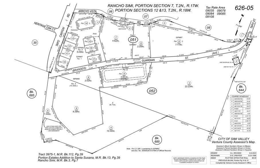 4180 Guardian St, Simi Valley, CA à vendre - Plan cadastral - Image 2 de 6