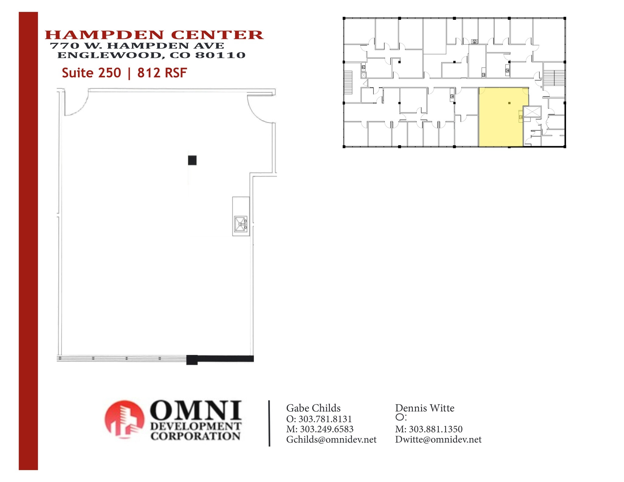 750 W Hampden Ave, Englewood, CO for lease Site Plan- Image 1 of 1