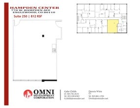 750 W Hampden Ave, Englewood, CO for lease Site Plan- Image 1 of 1