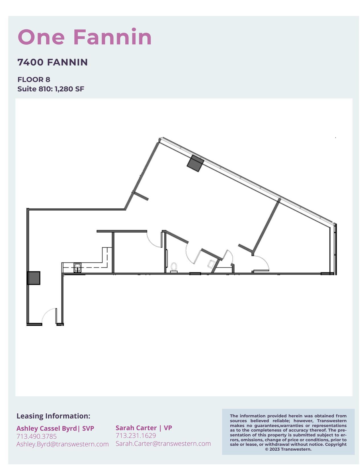7400 Fannin St, Houston, TX for lease Floor Plan- Image 1 of 1