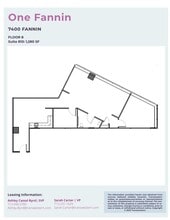 7400 Fannin St, Houston, TX for lease Floor Plan- Image 1 of 1