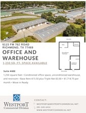 6115 FM 762 Rd, Richmond, TX for lease Interior Photo- Image 1 of 8