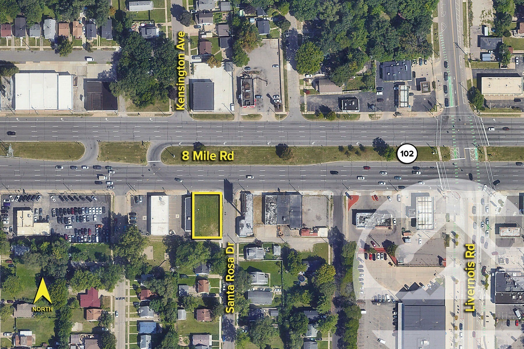 7101-7109 W 8 Mile Rd, Detroit, MI à vendre Photo principale- Image 1 de 1