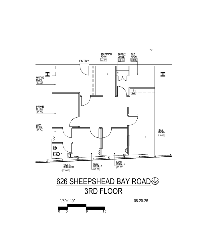626 Sheepshead Bay Rd, Brooklyn, NY à louer Plan d’étage- Image 1 de 1