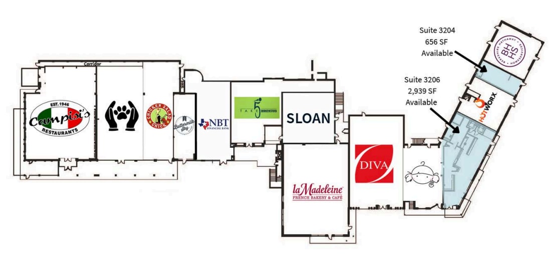 6040 Camp Bowie Blvd, Fort Worth, TX for lease Floor Plan- Image 1 of 2