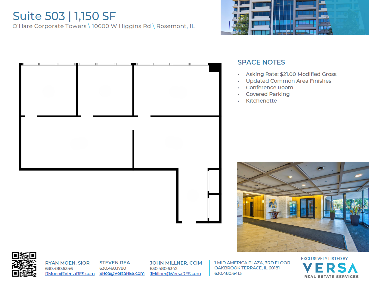 10600 W Higgins Rd, Rosemont, IL for lease Floor Plan- Image 1 of 1