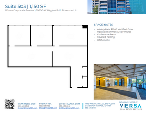 10600 W Higgins Rd, Rosemont, IL for lease Floor Plan- Image 1 of 1