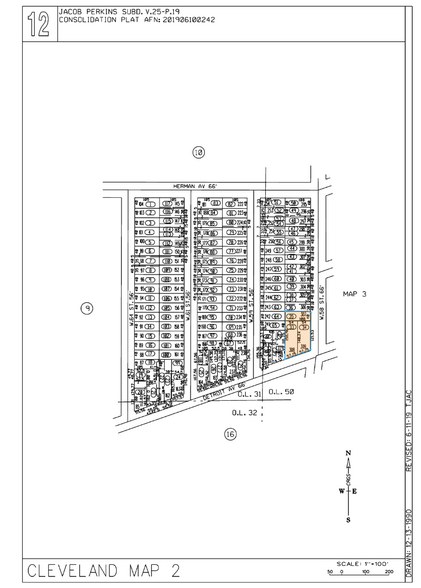 5808-5810 Detroit Ave, Cleveland, OH for lease - Plat Map - Image 2 of 32
