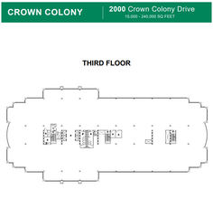 2000 Crown Colony Dr, Quincy, MA à louer Plan d  tage- Image 1 de 1