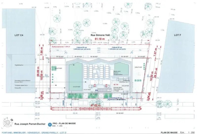 42 Rue Simone Veil, Vénissieux à louer - Plan de site - Image 2 de 9