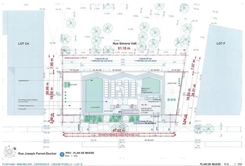 42 Rue Simone Veil, Vénissieux for lease - Site Plan - Image 2 of 9