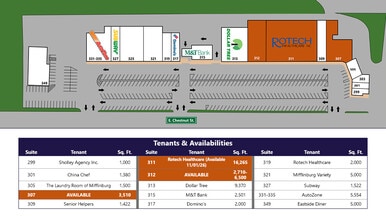 45 E Chestnut St, Mifflinburg, PA for lease Site Plan- Image 2 of 4