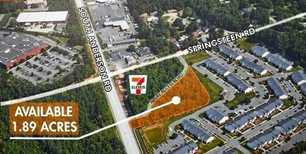 639 Anderson Rd, Rock Hill, SC - Aérien  Vue de la carte