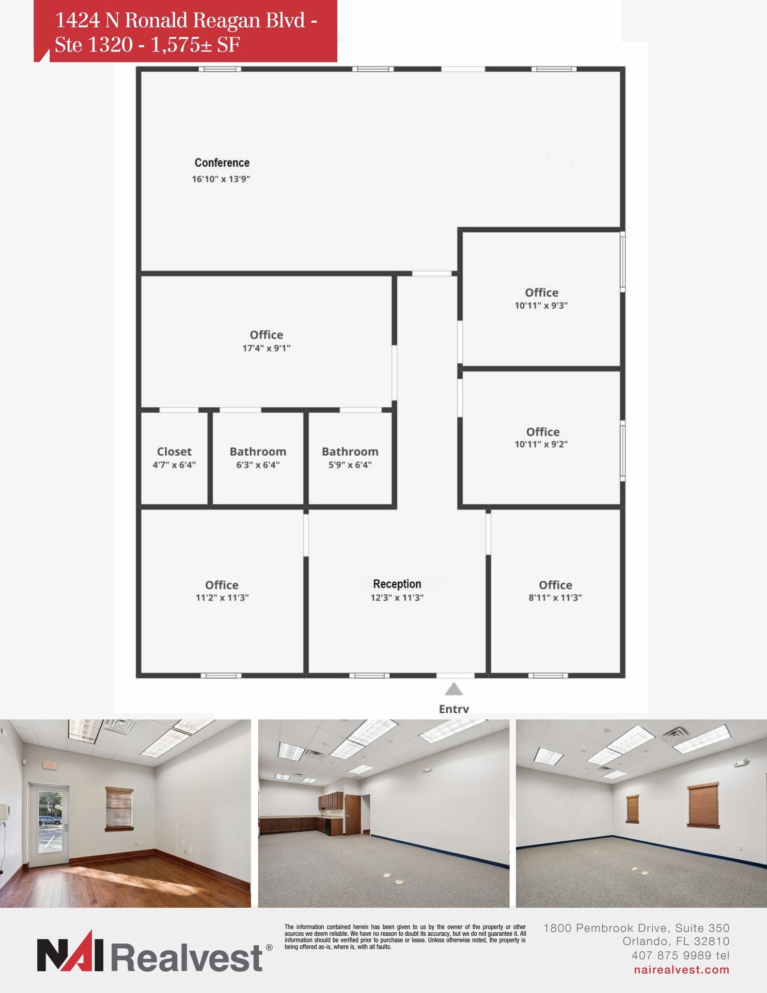 1404 N Ronald Reagan Blvd, Longwood, FL for lease Floor Plan- Image 1 of 1