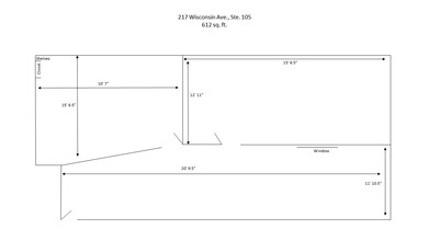 217 Wisconsin Ave, Waukesha, WI for lease Floor Plan- Image 1 of 4