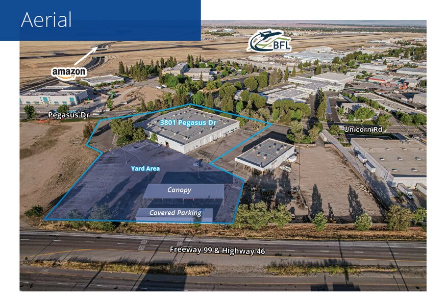 3801 Pegasus Dr, Bakersfield, CA à louer - Photo du bâtiment - Image 3 de 8