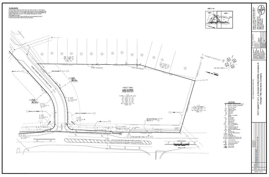 7853 Hickory Flat Hwy, Woodstock, GA for sale - Plat Map - Image 3 of 3