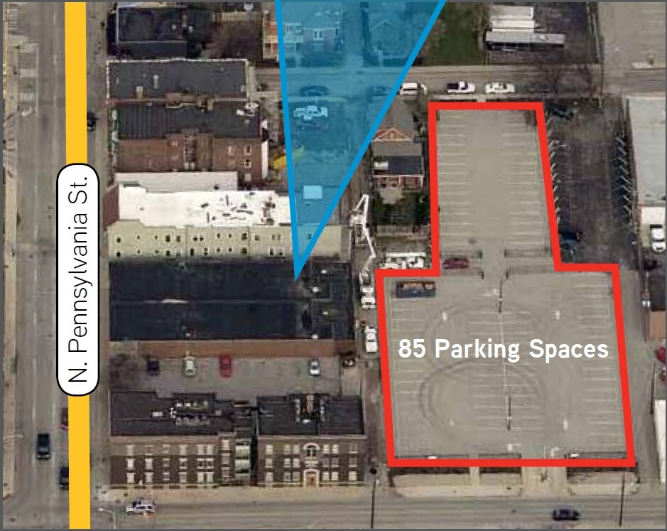 815-817 N Pennsylvania St, Indianapolis, IN à vendre Aérien- Image 1 de 3