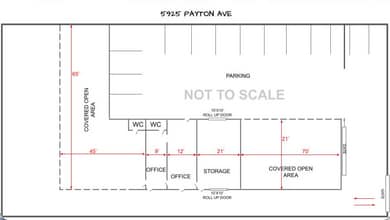 5925 Payton Ave, Riverside, CA for lease Floor Plan- Image 1 of 1
