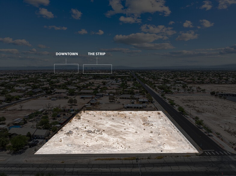 Southeast Corner of Horse Drive & Bradley Rd rd, Las Vegas, NV for sale - Aerial - Image 2 of 3