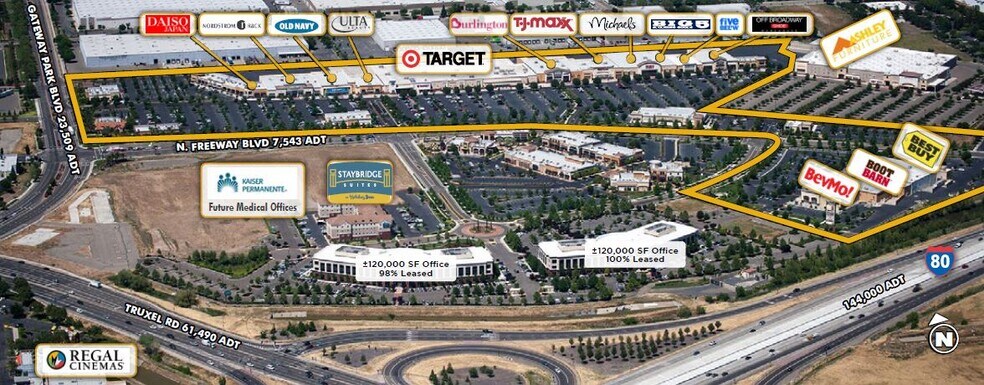 3511-3698 N Freeway Blvd, Sacramento, CA for lease - Building Photo - Image 1 of 15
