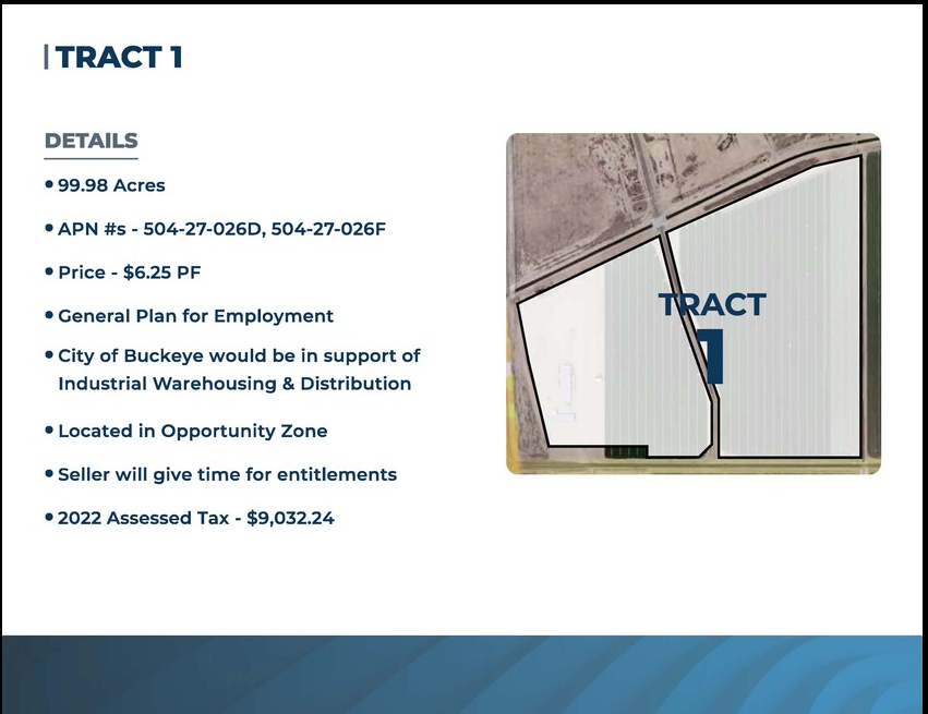 NEC Broadway Rd & MC-85, Buckeye, AZ for sale Building Photo- Image 1 of 2