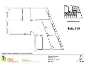 1123 Broadway, New York, NY for lease Floor Plan- Image 1 of 10
