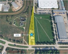 1745 Greens Rd, Houston, TX - AERIAL  map view