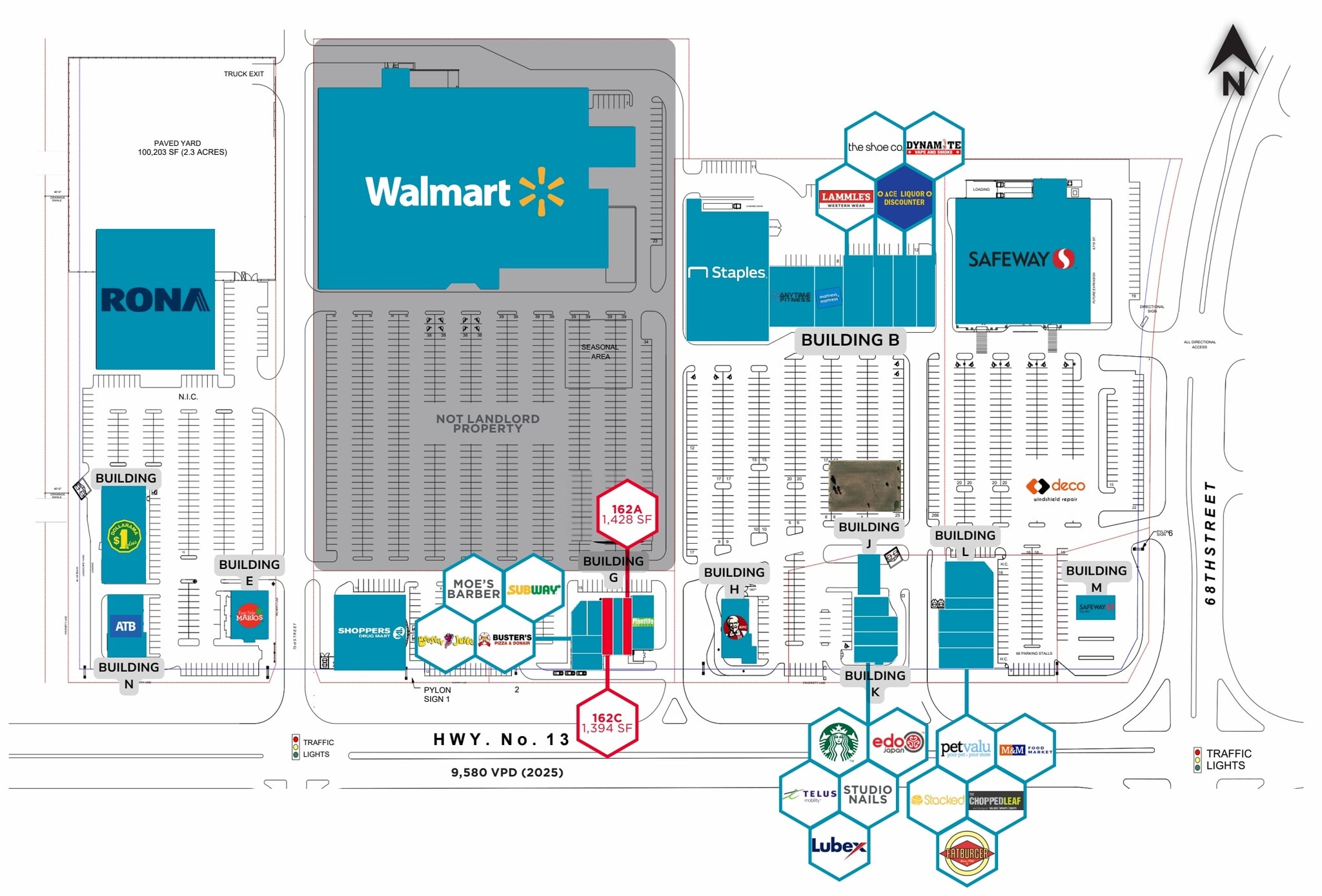 6800 48th Ave, Camrose, AB for lease Site Plan- Image 1 of 1