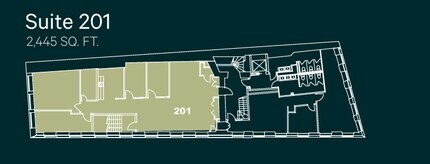 356-360 Rue Saint-François-Xavier, Montréal, QC à louer Plan d’étage- Image 2 de 2