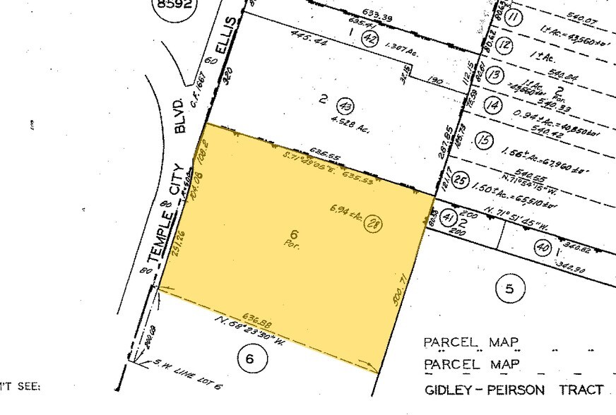 4350 Temple City Blvd, El Monte, CA à louer - Plan cadastral - Image 2 de 4