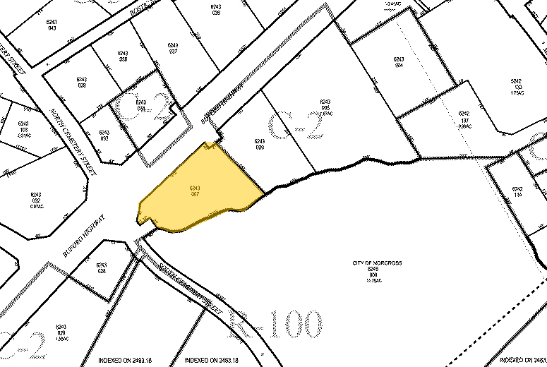 5766 Buford Hwy, Norcross, GA à vendre - Plan cadastral - Image 2 de 20