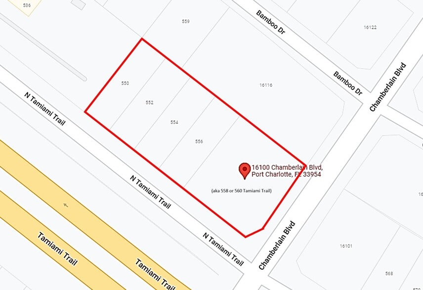 550-560 Tamiami Trl, Port Charlotte, FL for sale - Aerial - Image 2 of 3