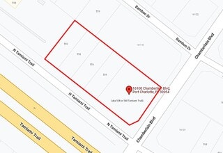 550-560 Tamiami Trl, Port Charlotte, FL - AÉRIEN Vue de la carte