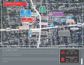 21 Summer St, Natick, MA - AERIAL  map view