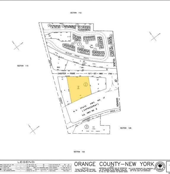 1997 Route 17 M, Goshen, NY for lease - Plat Map - Image 3 of 11