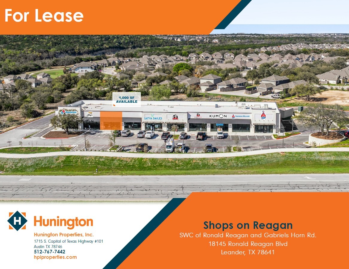 18145 Ronald W Reagan Blvd, Leander, TX for lease Building Photo- Image 1 of 2