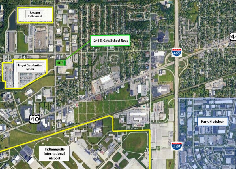 1245 S Girls School, Indianapolis, IN for lease - Building Photo - Image 2 of 2