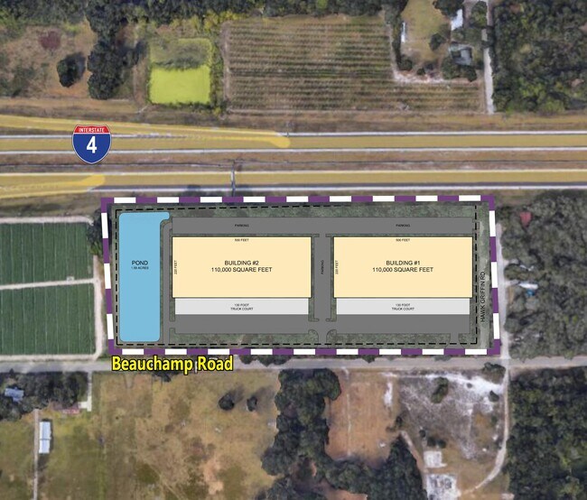 Plus de détails pour 4912 BEAUCHAMP RD, Plant City, FL - Industriel à louer