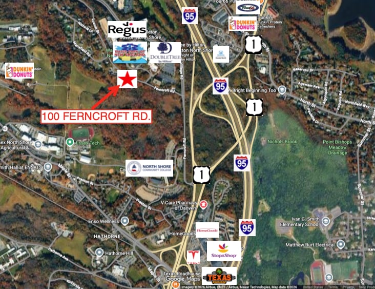 100 Ferncroft Rd, Danvers, MA for lease Primary Photo- Image 1 of 24