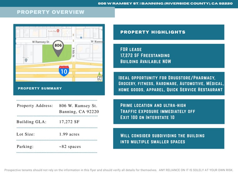 806 W Ramsey St, Banning, CA for lease - Other - Image 3 of 12