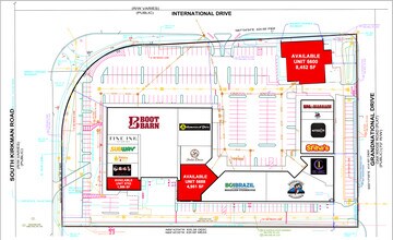 5600-5752 International Dr, Orlando, FL à louer Plan de site- Image 2 de 14