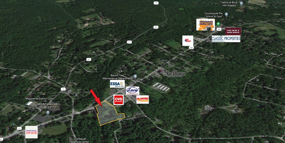 Weibolt Rd & Route 390, Mountainhome, PA à vendre - Photo du bâtiment - Image 2 de 3