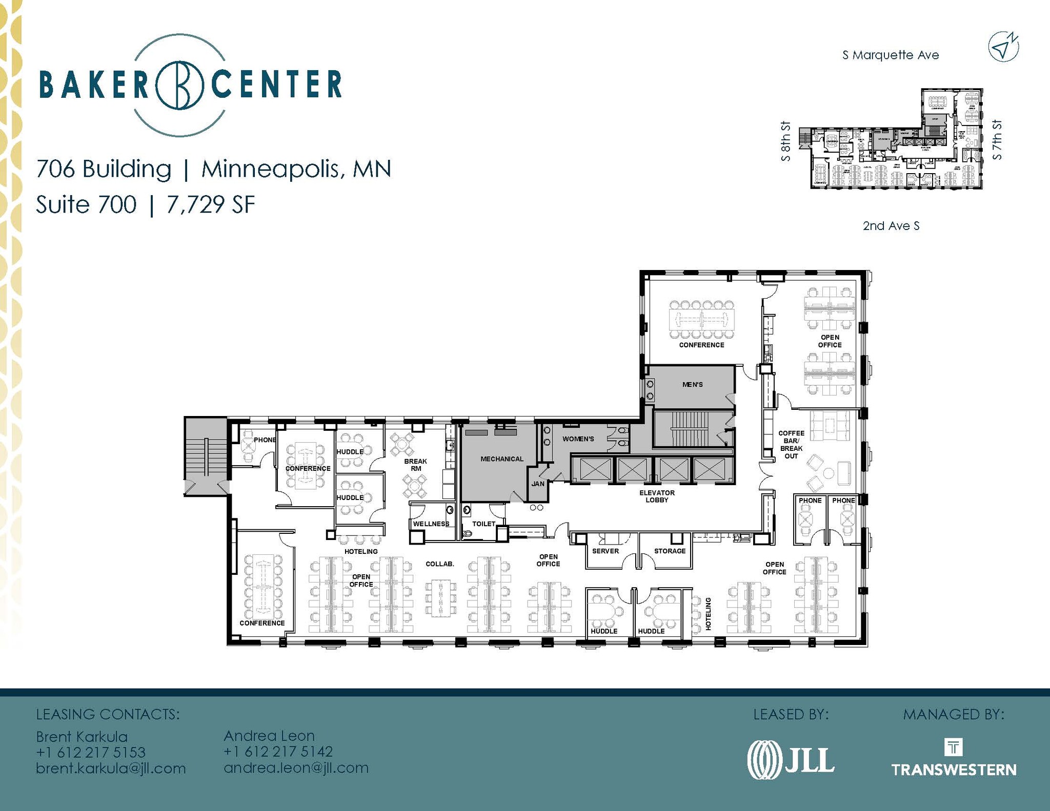 733 Marquette Ave, Minneapolis, MN for lease Floor Plan- Image 1 of 1