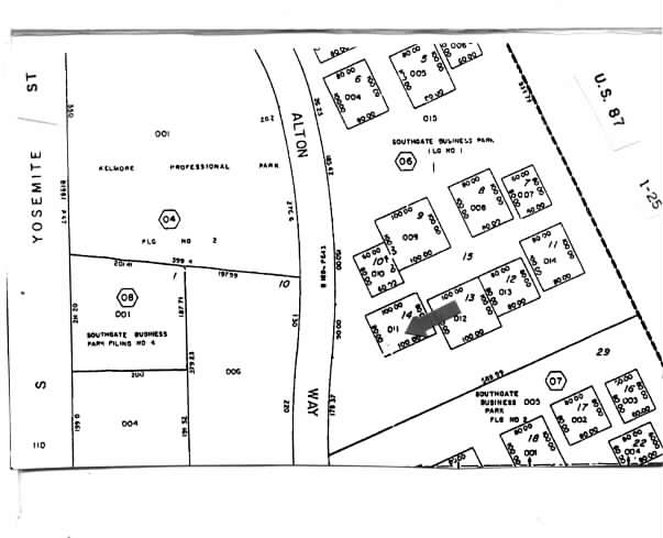 7076 S Alton Way, Englewood, CO à louer - Plan cadastral - Image 2 de 10