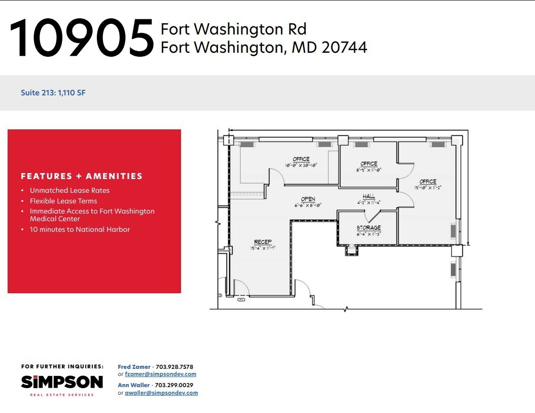 10905 Fort Washington Rd, Fort Washington, MD for lease Floor Plan- Image 1 of 1