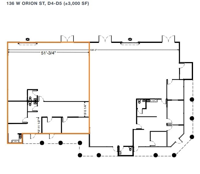 6105 S Ash Ave, Tempe, AZ à louer Plan d’étage- Image 1 de 1