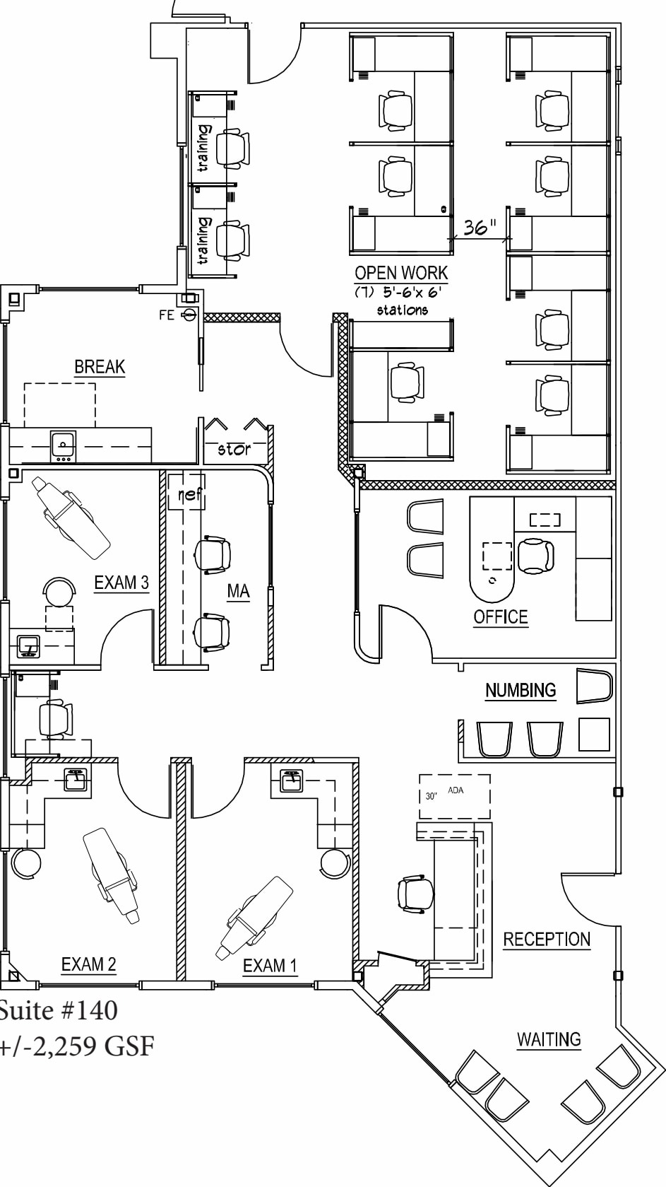 220 Ponte Vedra Park Dr, Ponte Vedra Beach, FL for lease Floor Plan- Image 1 of 1