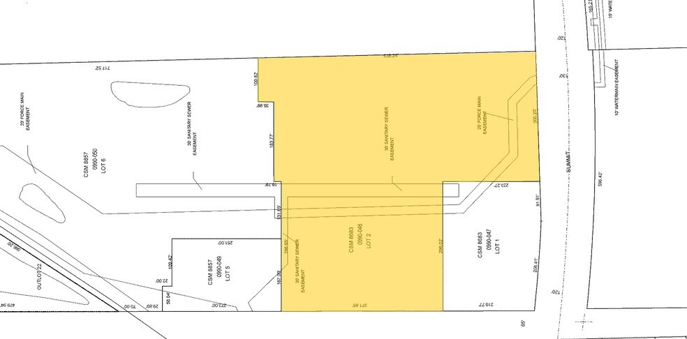 601-921 Meadowbrook Rd, Waukesha, WI à louer - Plan cadastral - Image 2 de 6